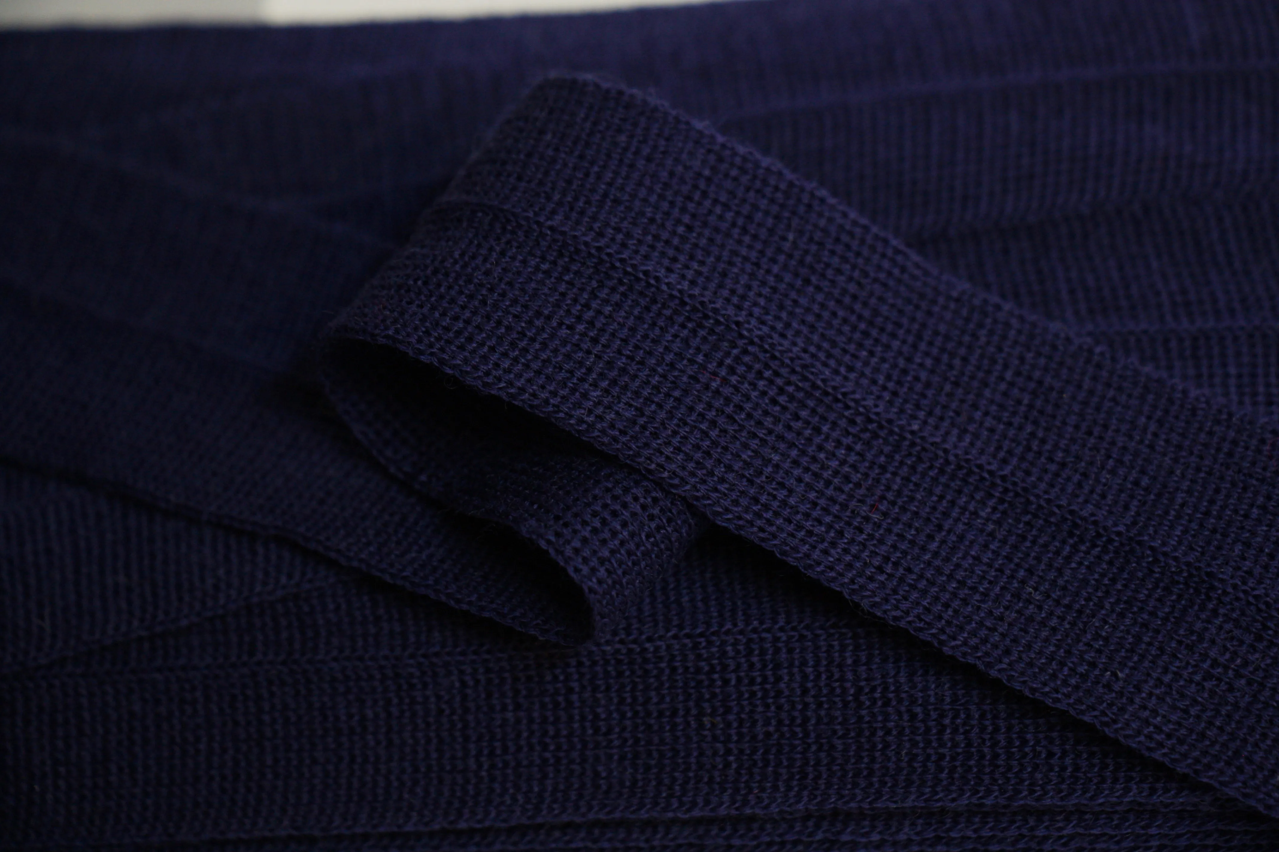 30mm Wool Binding - Navy