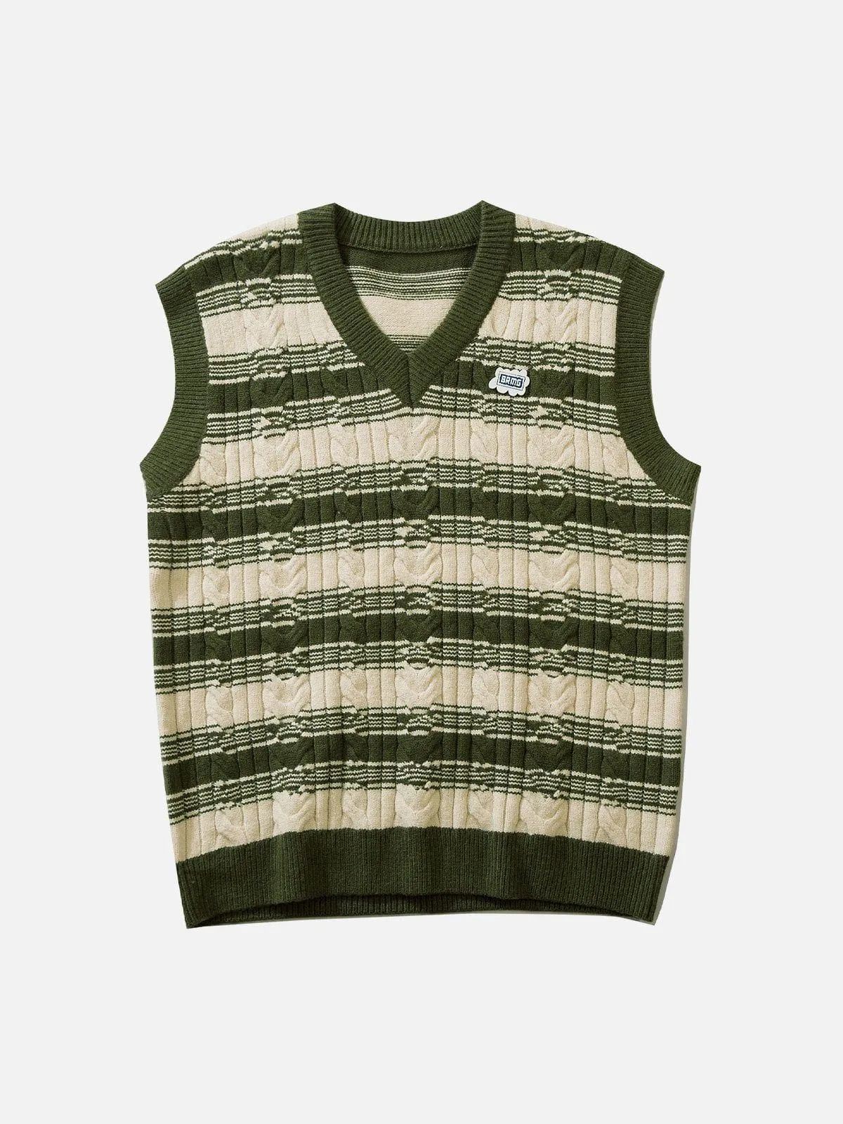 AlanBalen® - Colorblock Stripe Sweater Vest