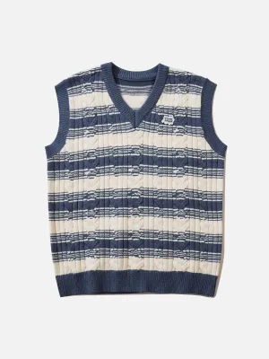 AlanBalen® - Colorblock Stripe Sweater Vest