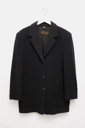 ANTHRACITE CLASSY WOOL BLAZER