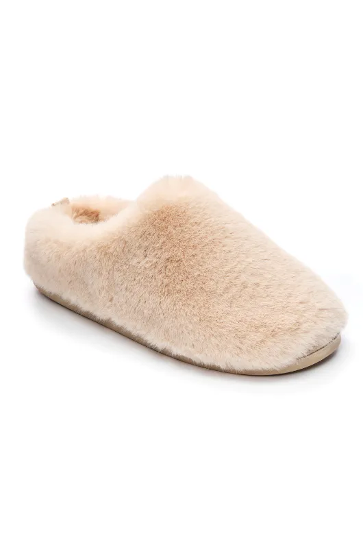 Ariana Luxury Faux Fur Mule Slippers