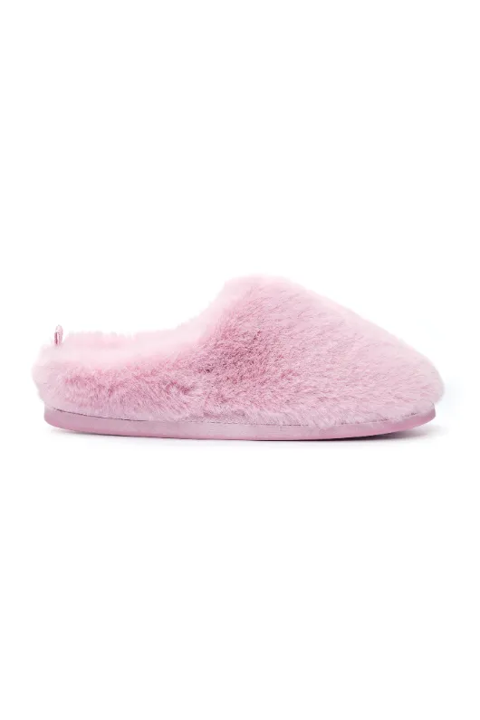 Ariana Luxury Faux Fur Mule Slippers