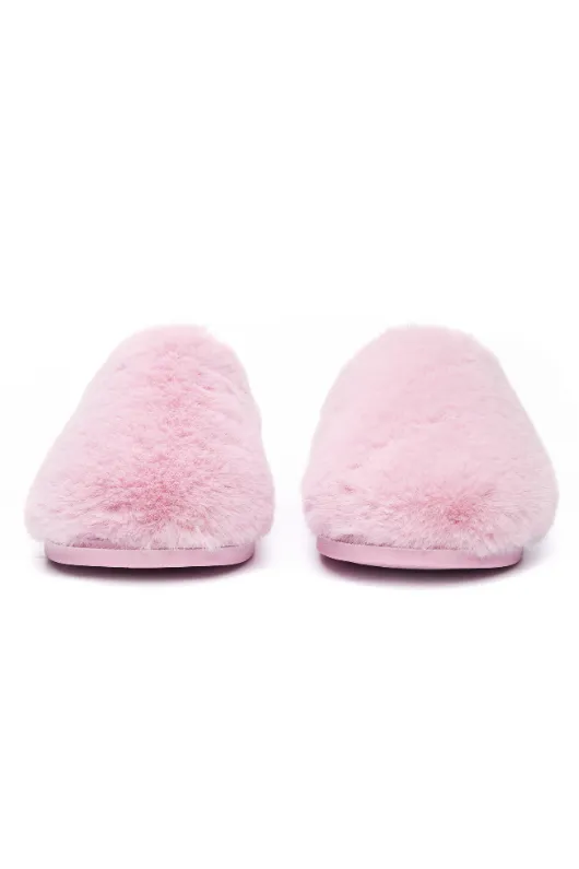 Ariana Luxury Faux Fur Mule Slippers