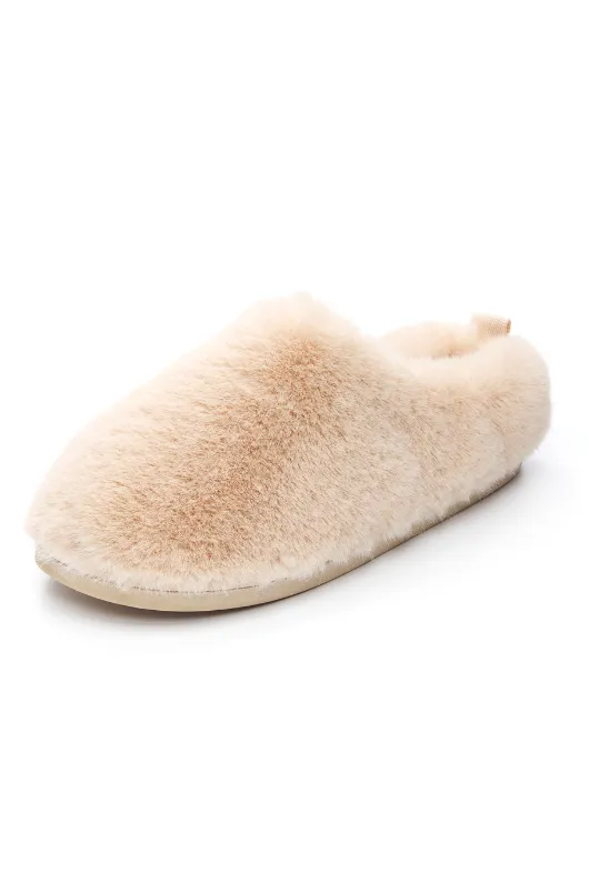 Ariana Luxury Faux Fur Mule Slippers