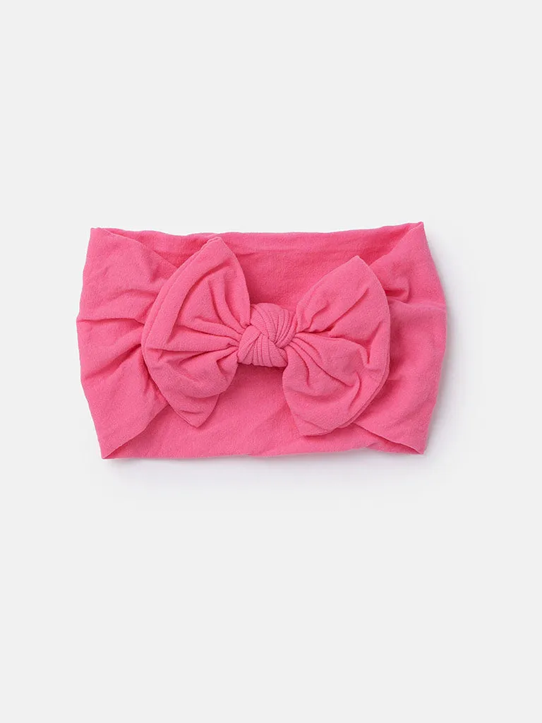 Baby Girl Bow Knot Hairband - Pink Tones