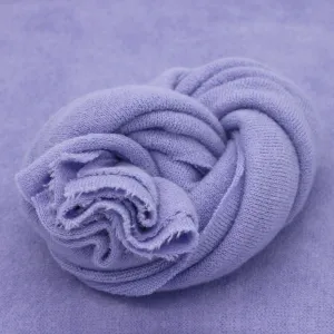 Babymoon Set of 2 | Knitted Wool Wrap and Bean Bag Layer | Baby Photography Props | Light Purple