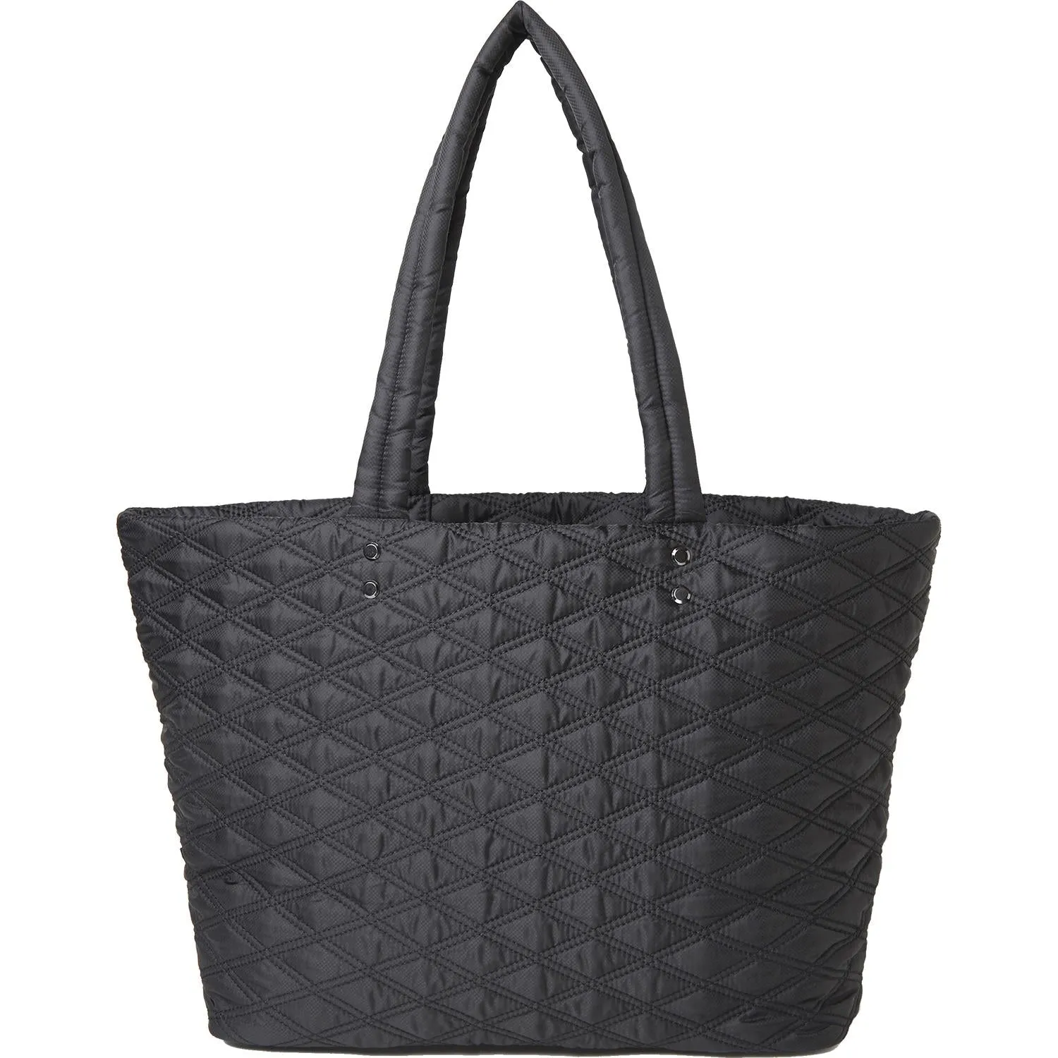 Baggallini Quilted Tote Black Nylon