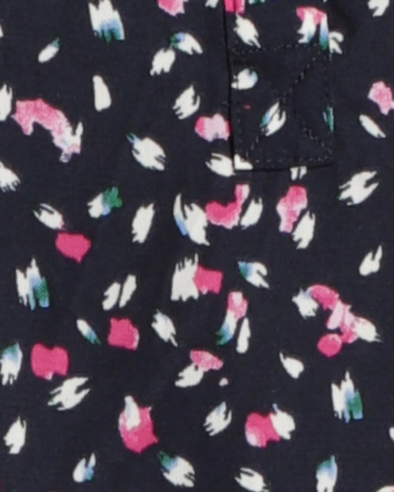 Blair Sleeveless Printed Shirt | Navy / Pink