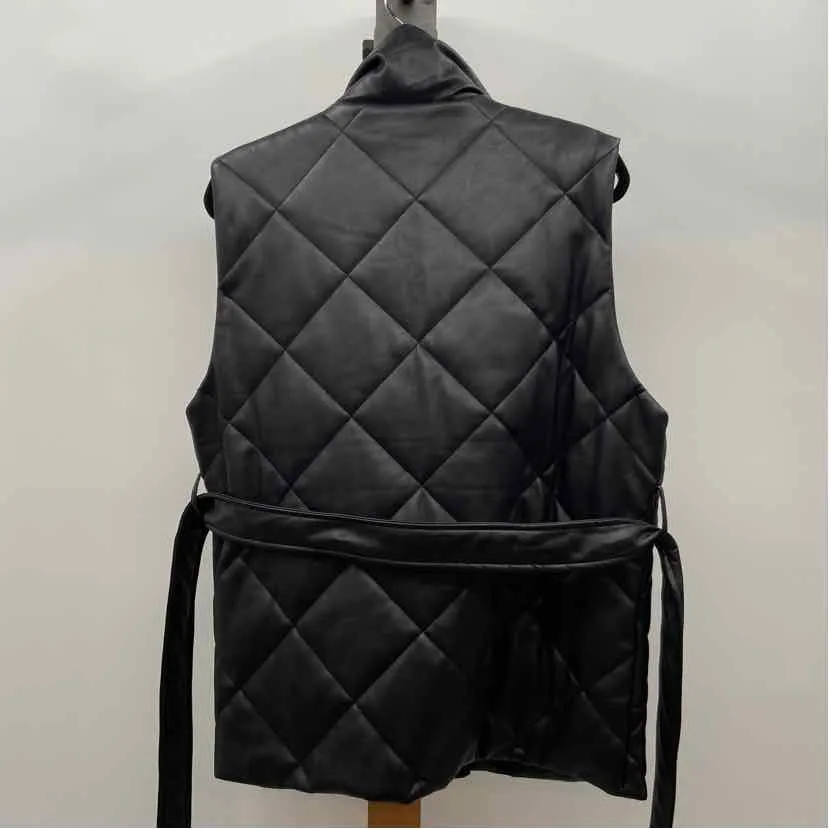 BLANKNYC Women's Size S Black Quilted Vest