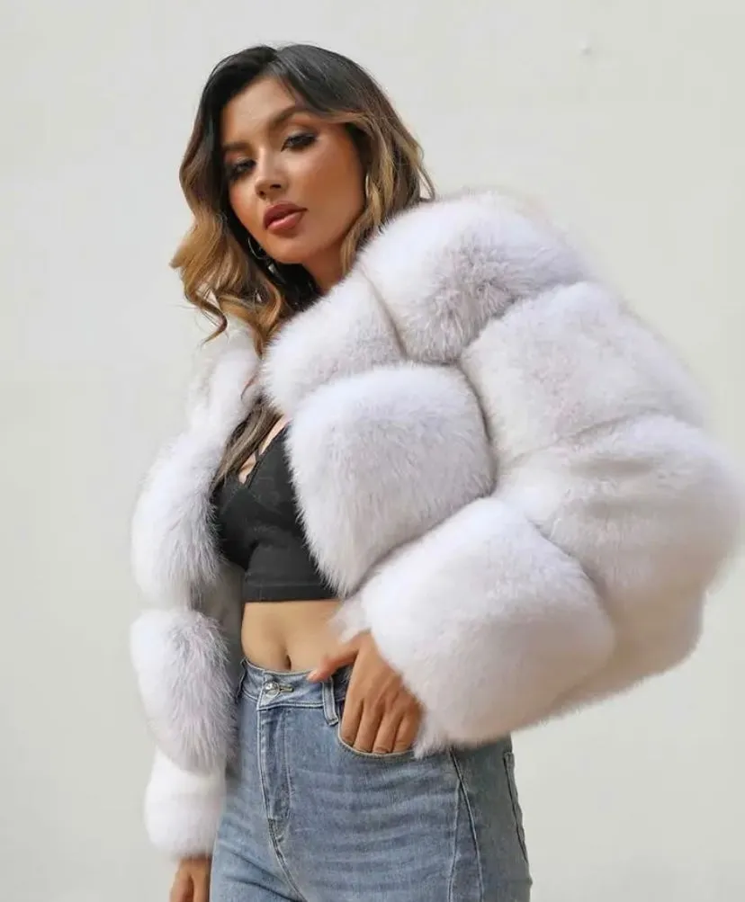 Bubble Faux Fur Jacket