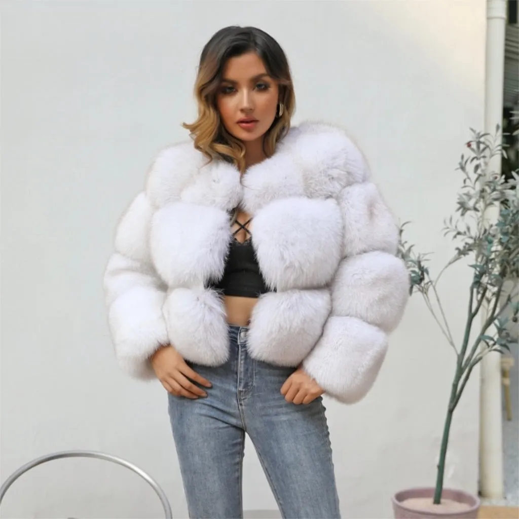 Bubble Faux Fur Jacket