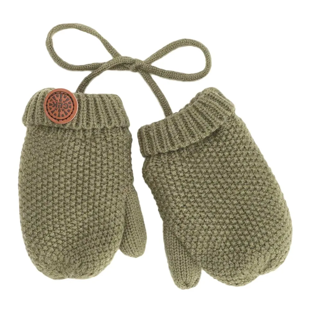 Calikids Cashmere-Feel Knit Winter Mittens