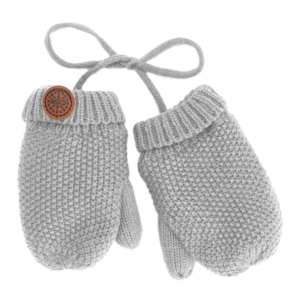 Calikids Cashmere-Feel Knit Winter Mittens