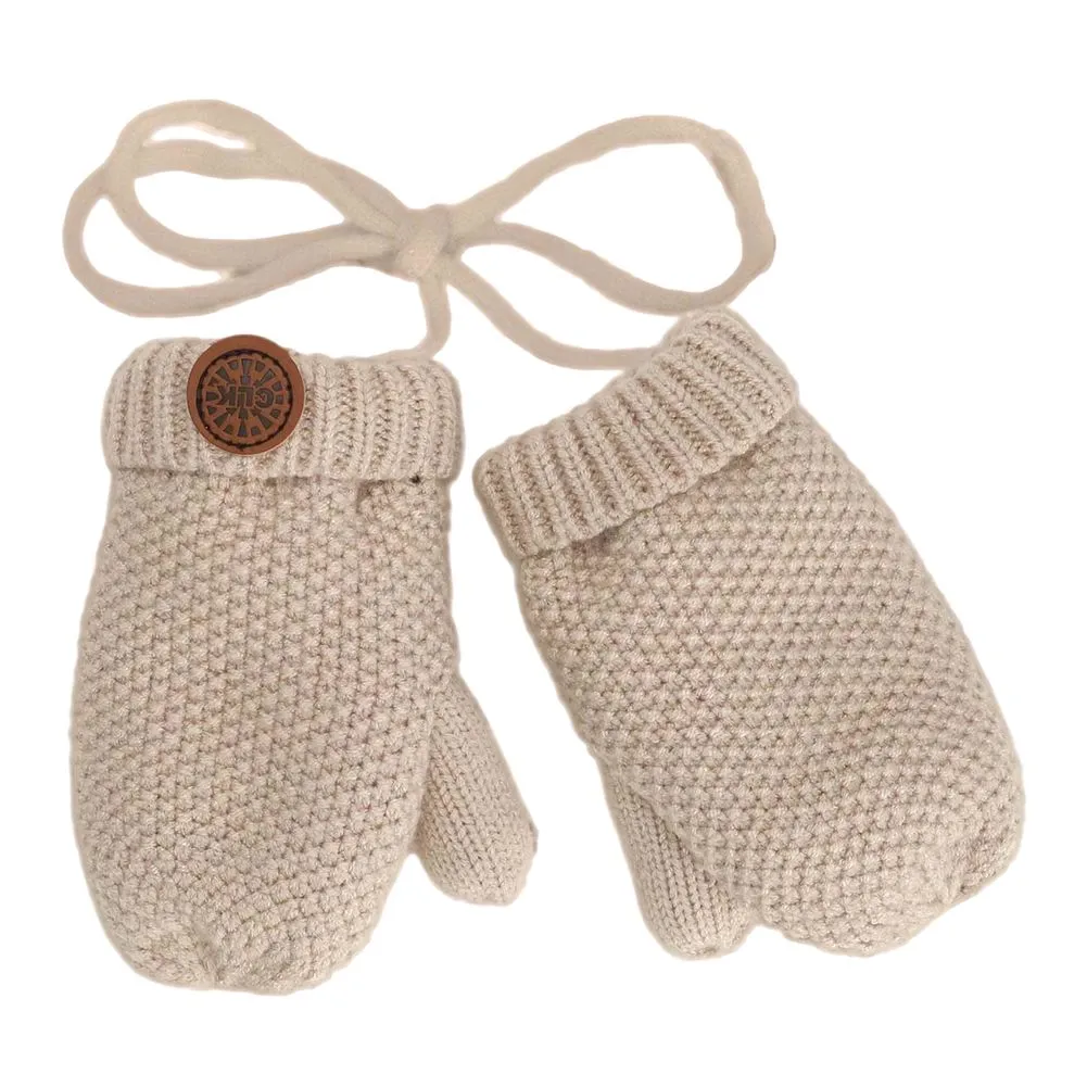 Calikids Cashmere-Feel Knit Winter Mittens