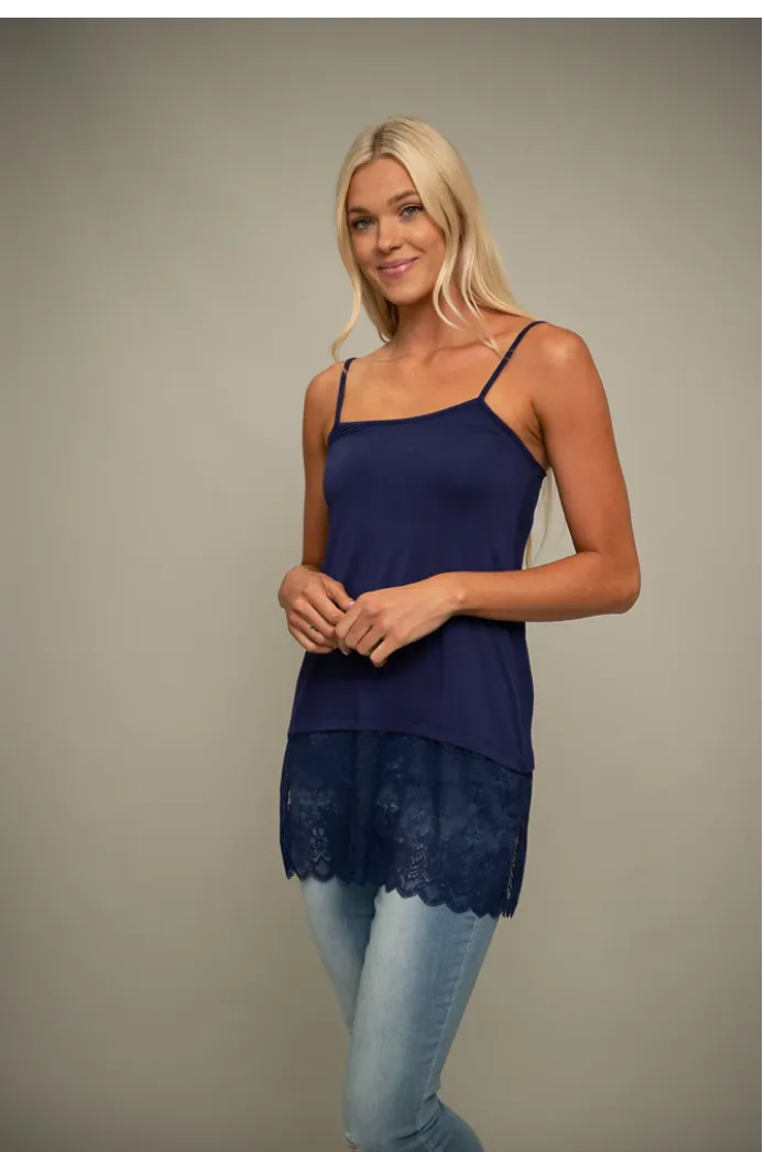 Extender Tank w/ Lace Trim