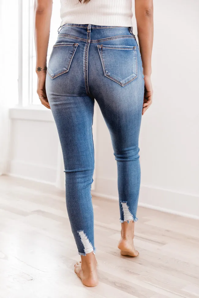 Gianna Distressed Medium Wash Jeans FINAL SALE