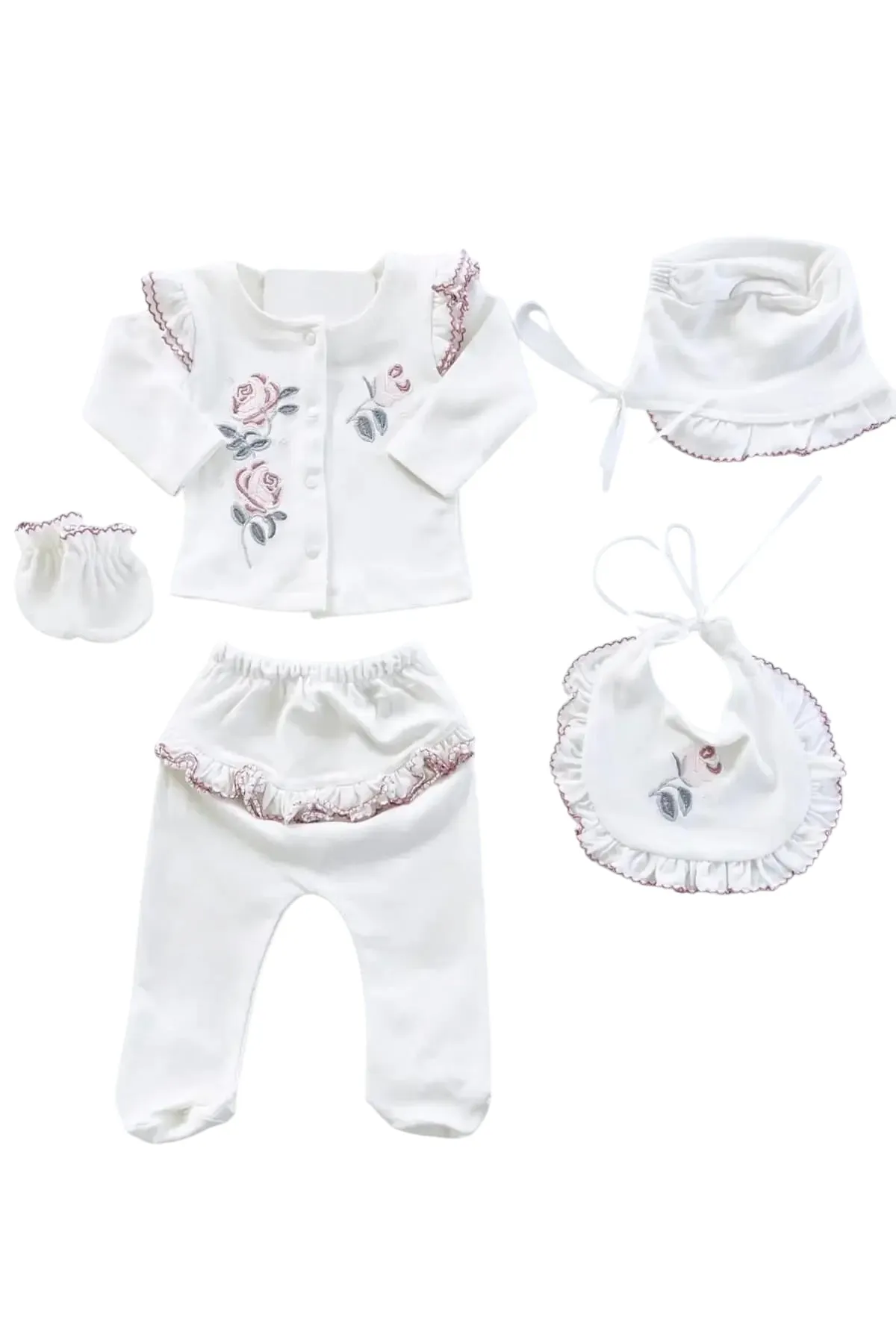 Heather Newborn Coming Home Gift Set (5 Pcs)