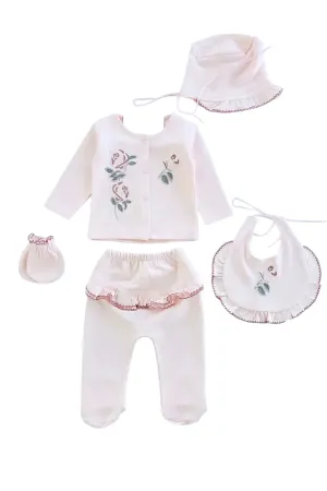 Heather Newborn Coming Home Gift Set (5 Pcs)