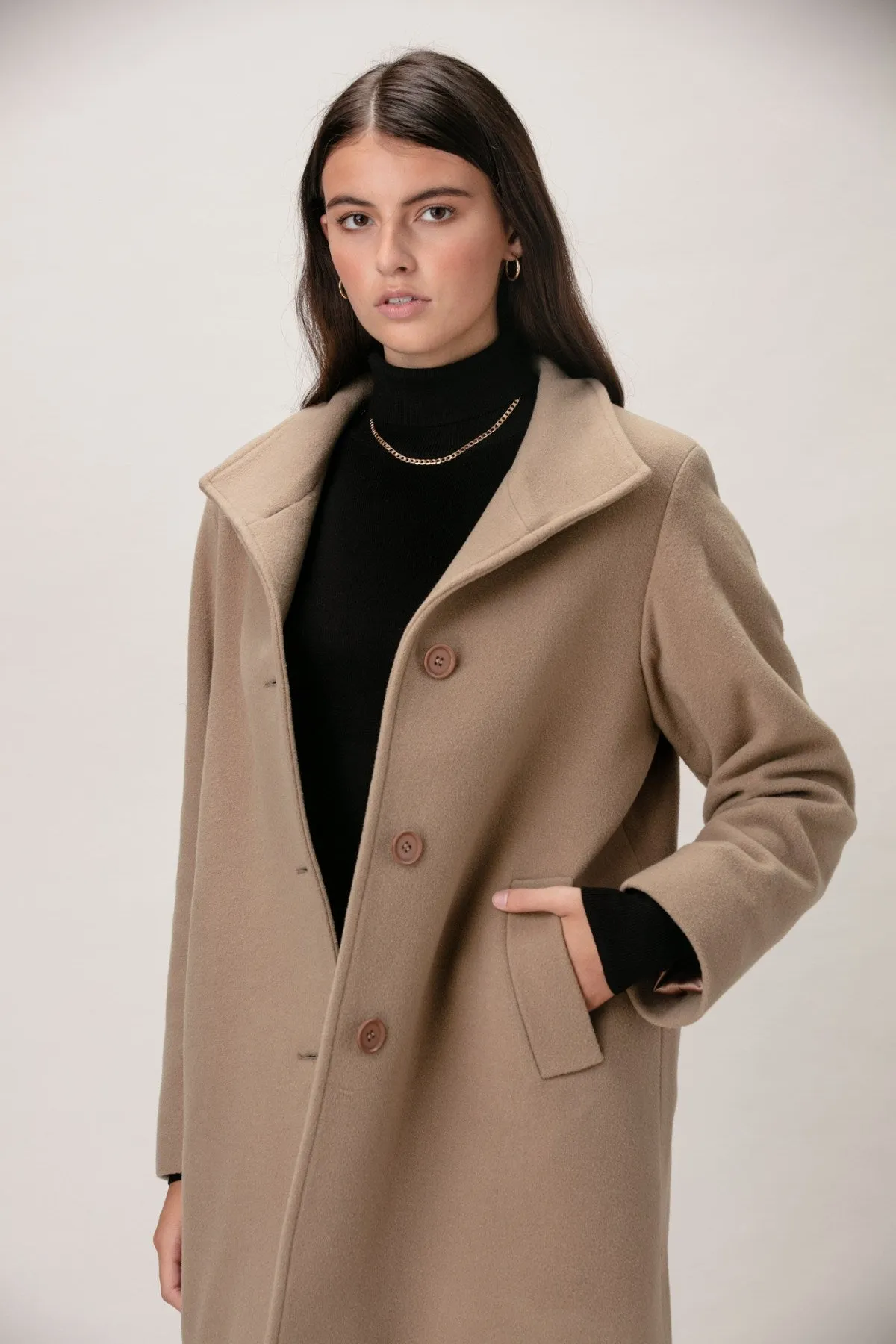 HEATHER Wool & Cashmere 3/4 Coat 3140