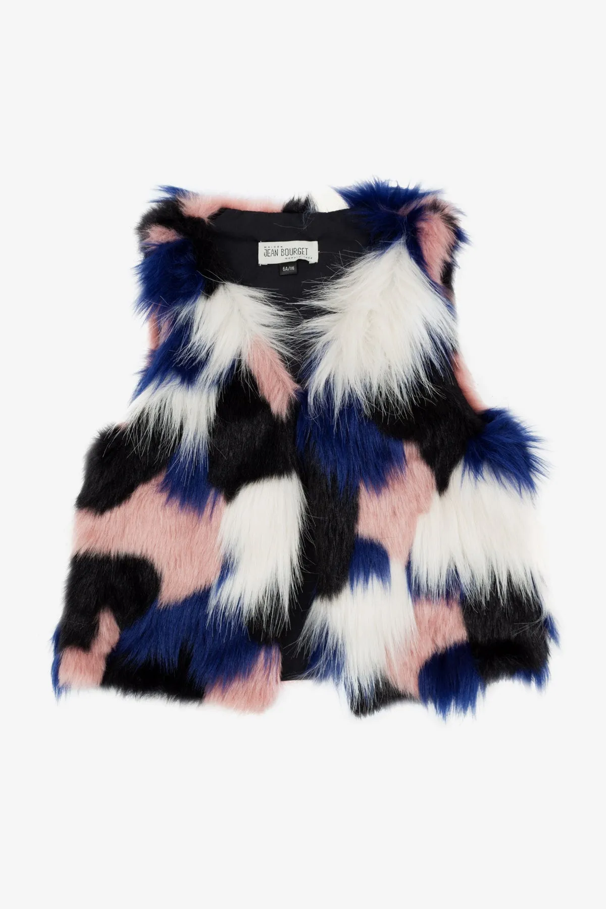 Jean Bourget Multicolor Fur Girls Vest