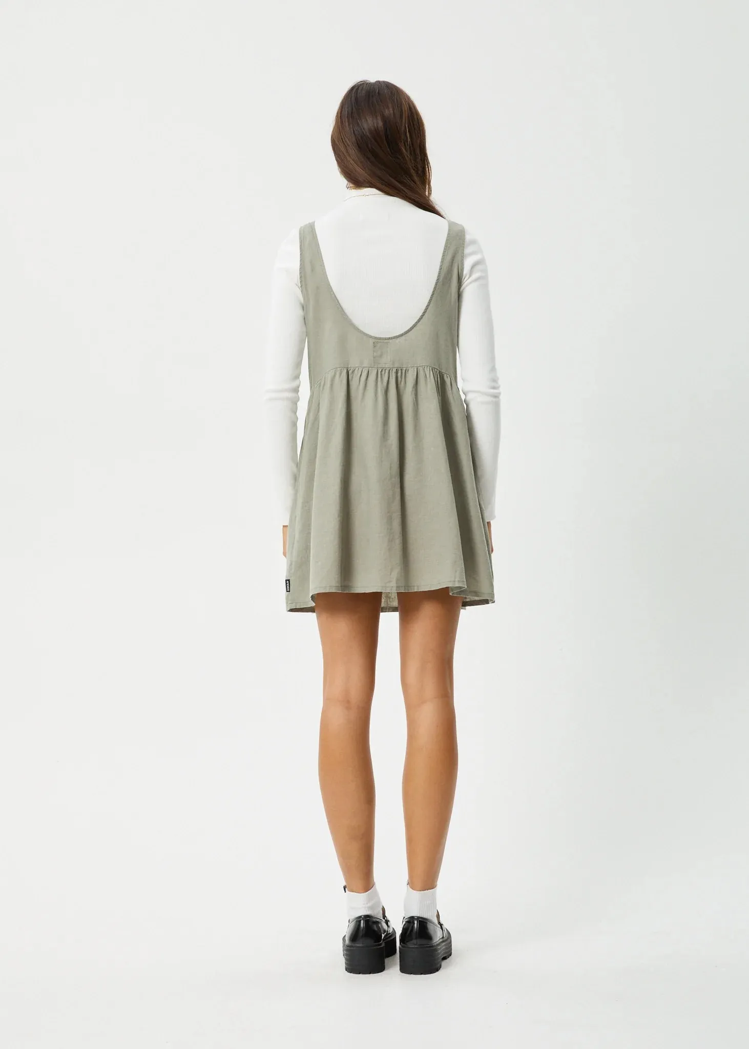 Modern Utility Pinafore Dress