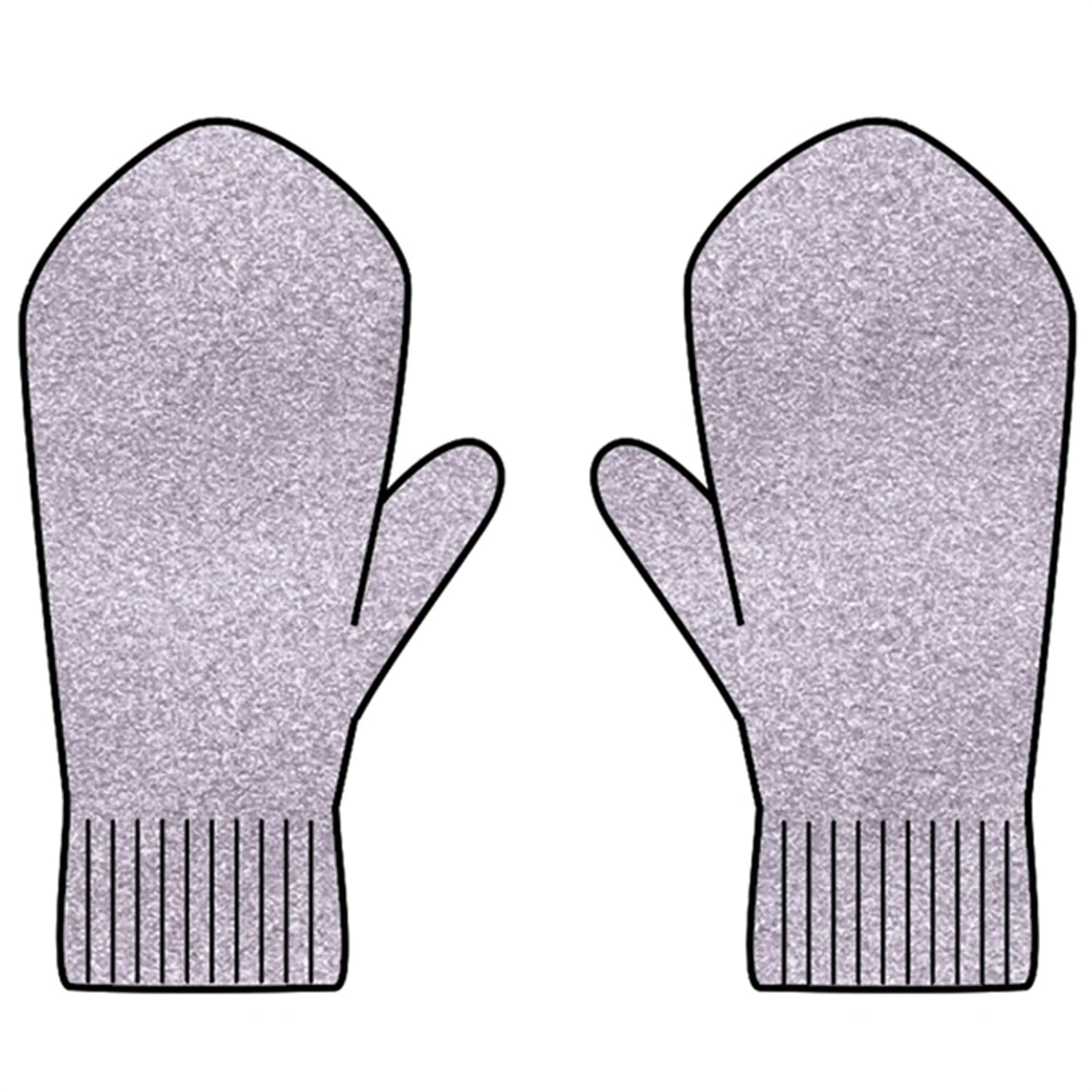 Name it Lavender Gray Magic Glitter Mittens