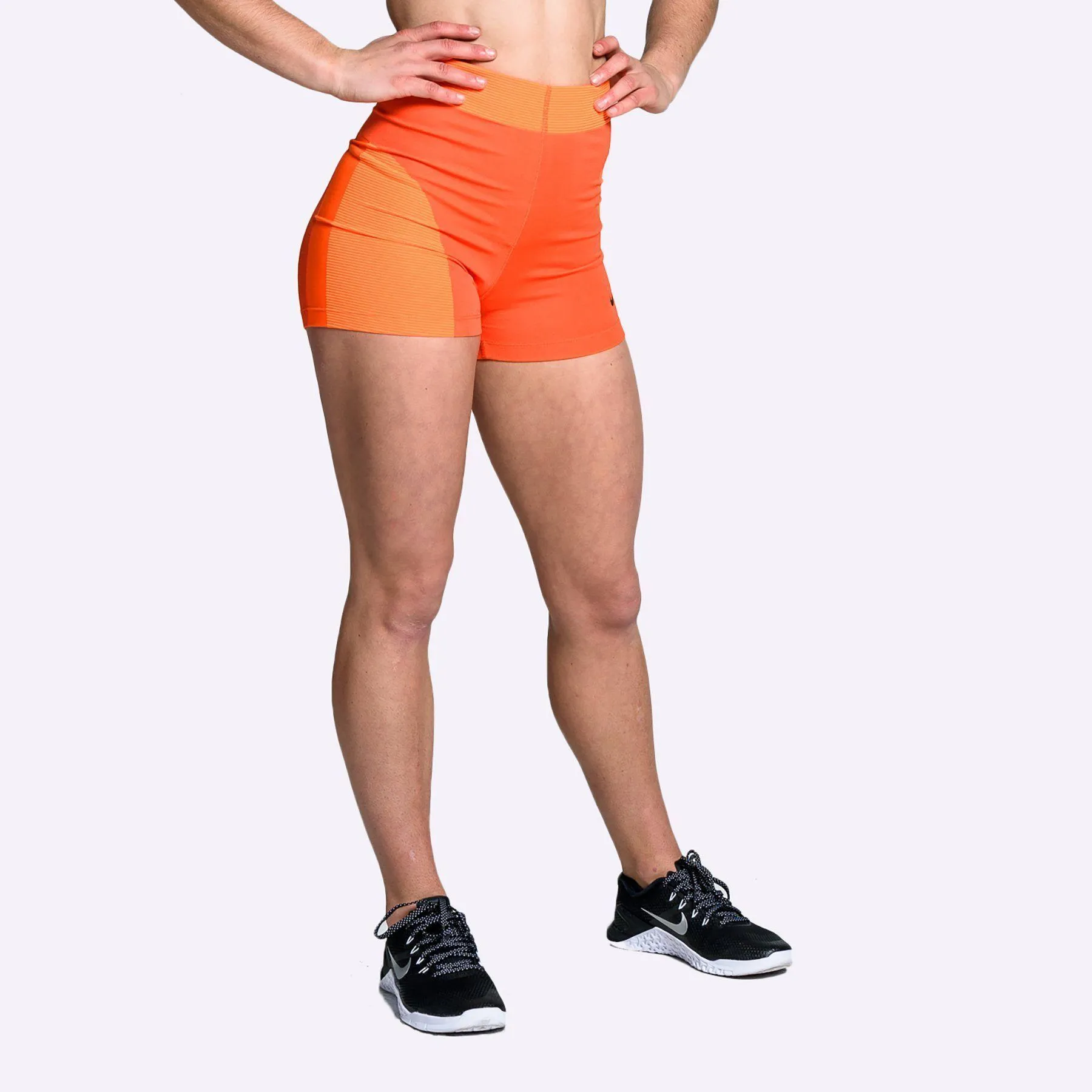 Nike - Pro HyperCool Women's 3inch Shorts - Team Orange/Total Orange/Black