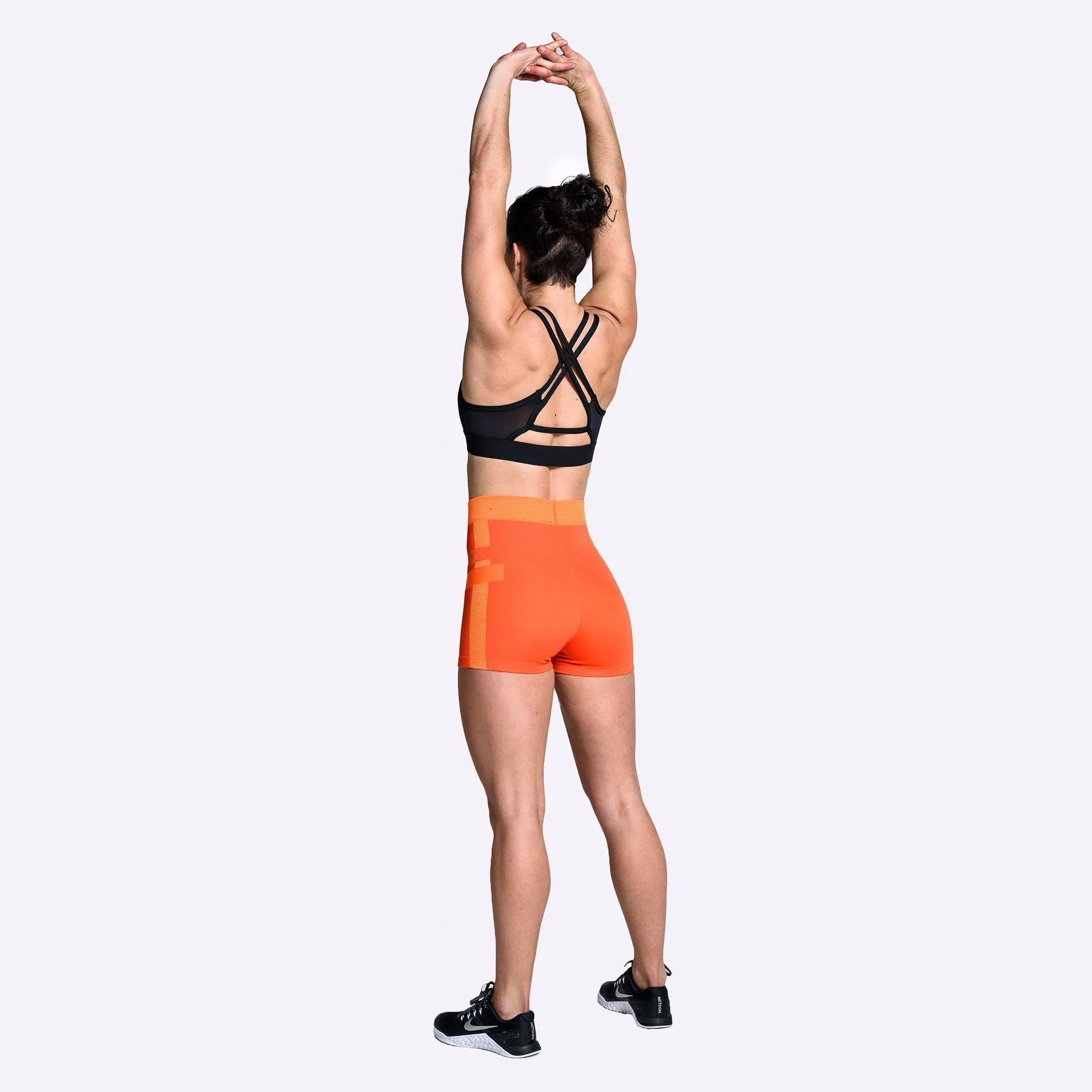 Nike - Pro HyperCool Women's 3inch Shorts - Team Orange/Total Orange/Black