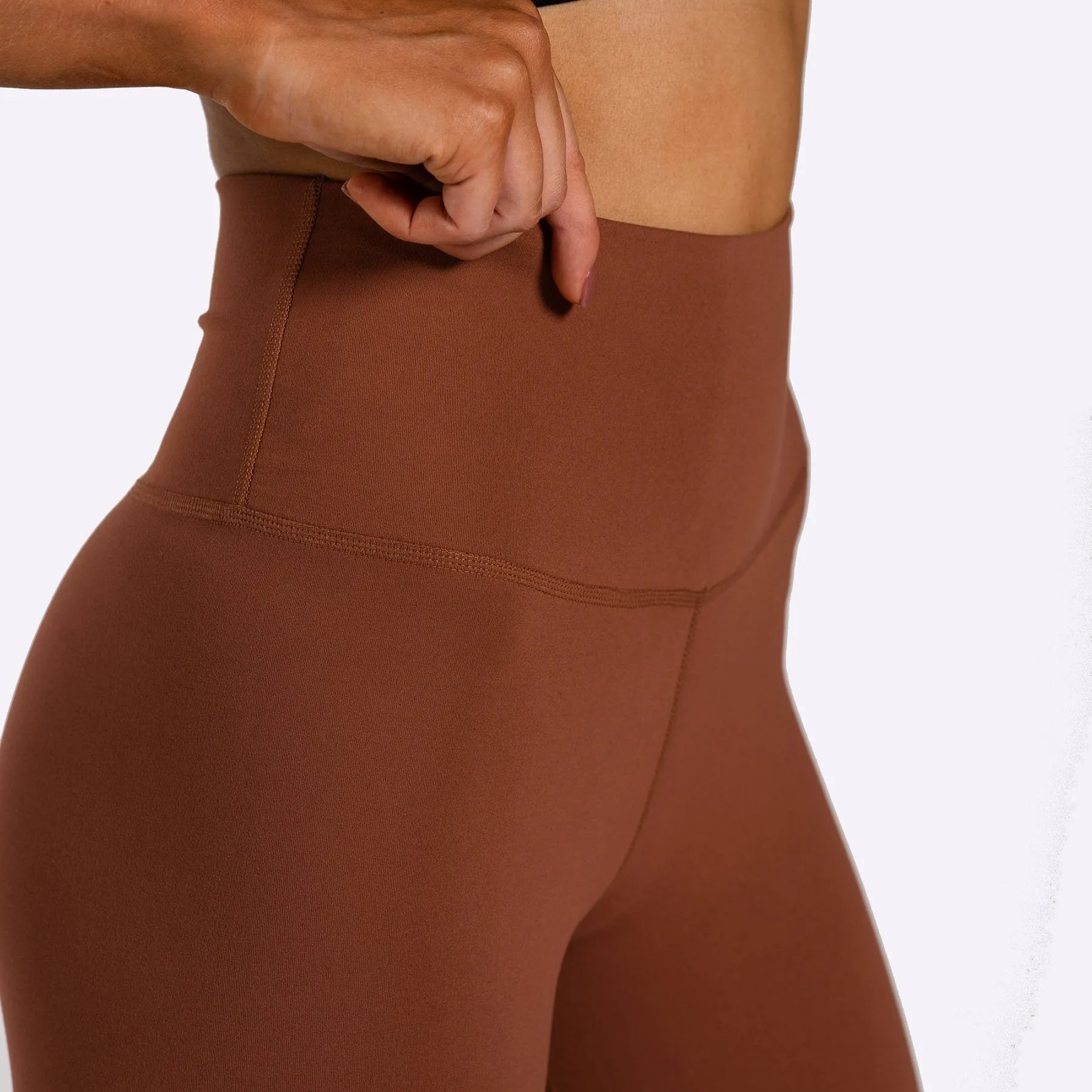 Nike - Yoga Luxe Women's 7/8 Tights - RED BARK/TERRA BLUSH