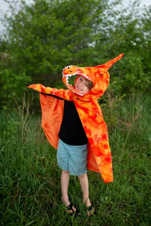 Orange Grandasaurus Pterodactyl Cape