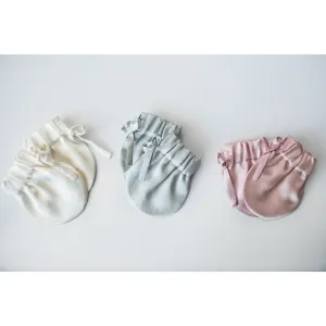 Perle Kids-Charmeuse silk baby mitten