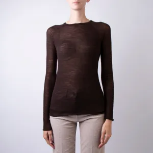 ROBERTO COLLINA SWEATER A03601 08 BROWN