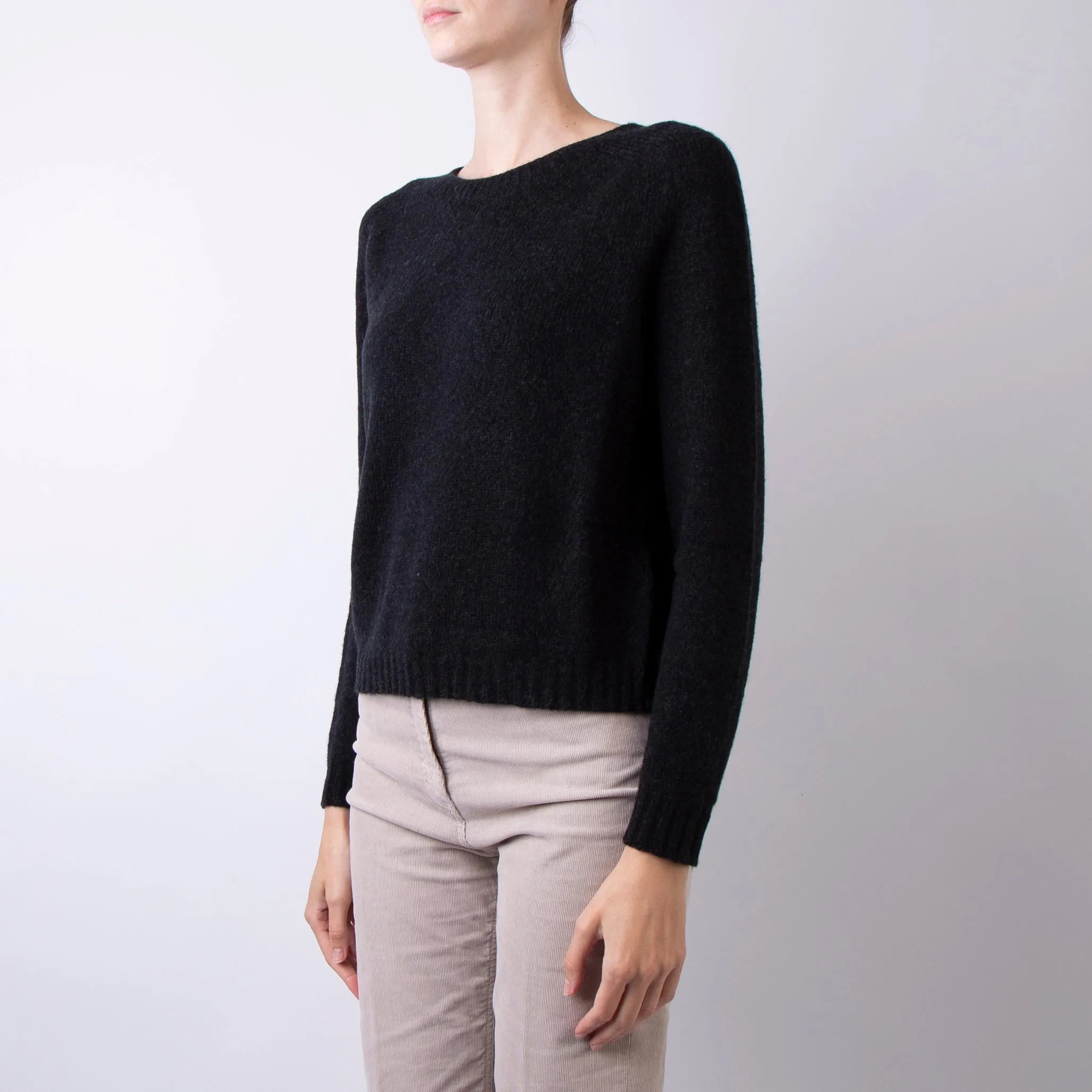 ROBERTO COLLINA SWEATER A36601 09 BLACK