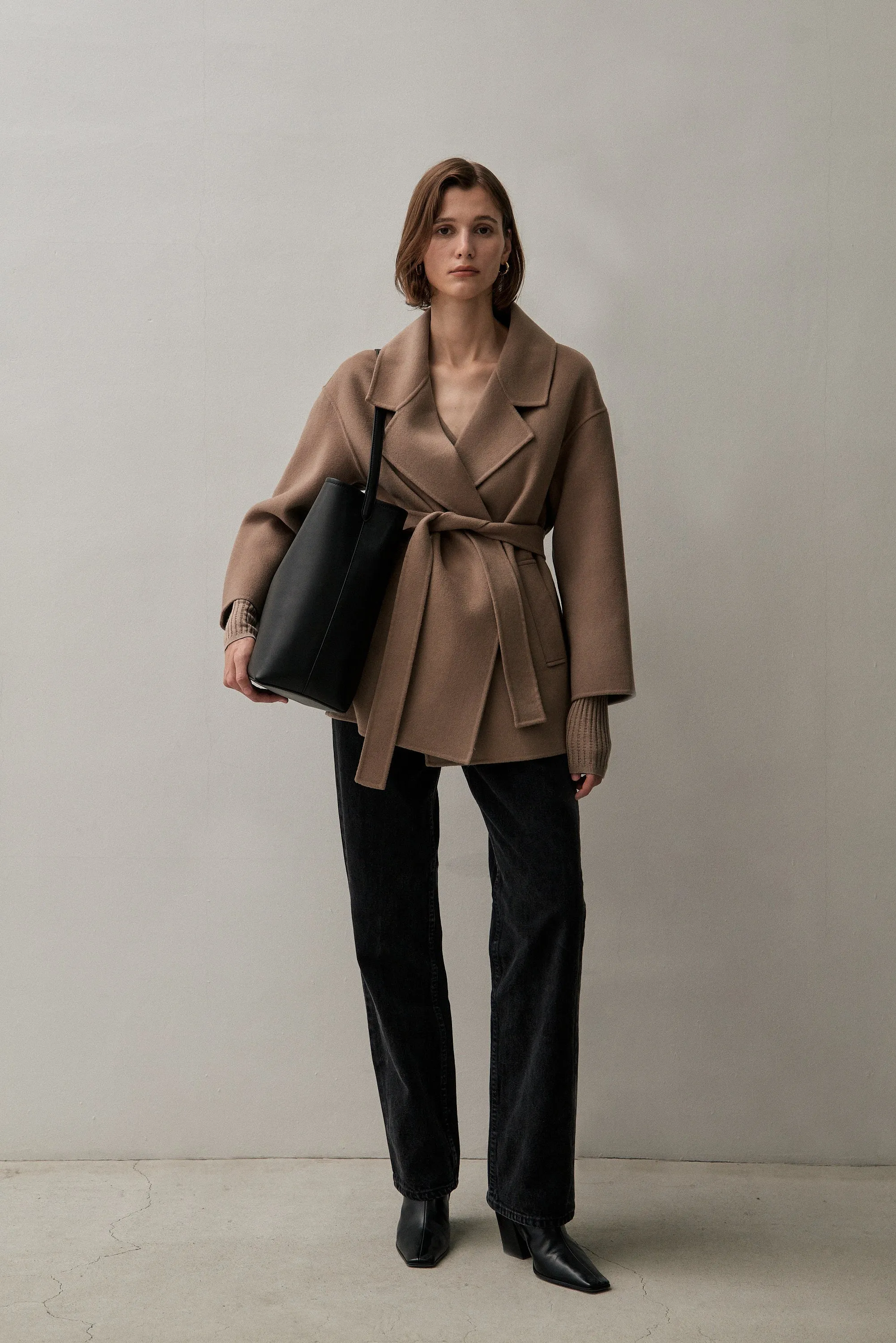 THE LONDON JACKET - TAUPE