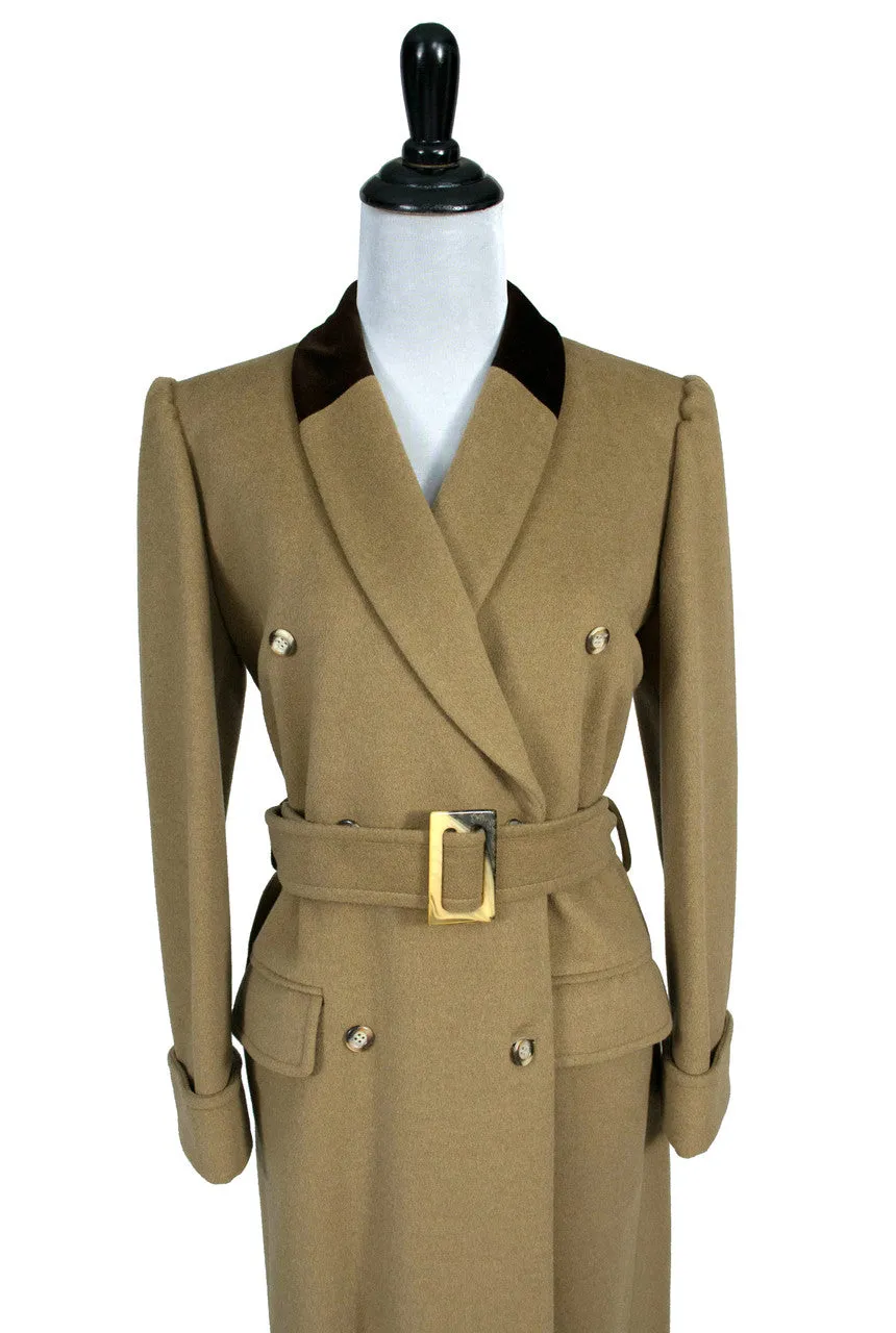 Vintage designer Valentino cashmere wool coat