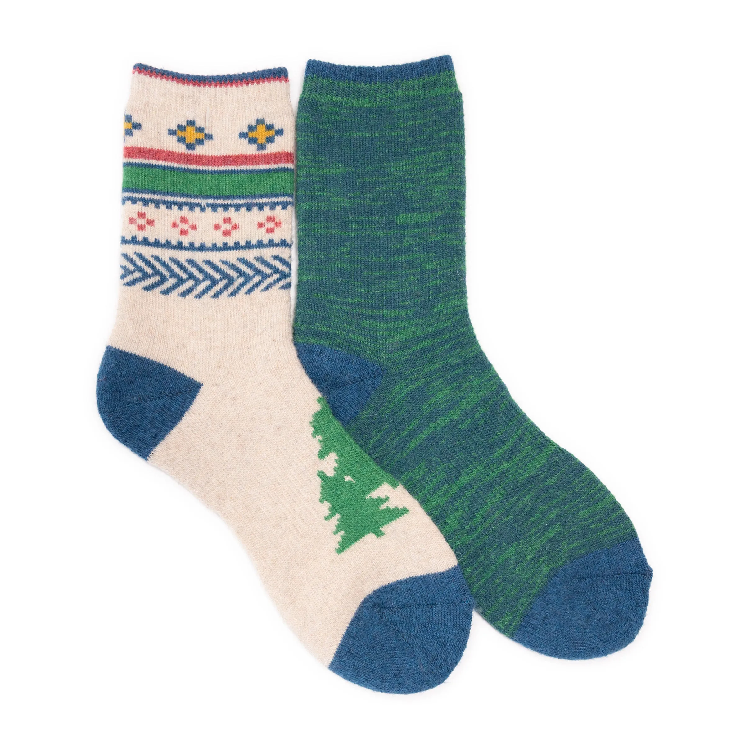 Women's 2 Pair Pack Wool Crew Socks