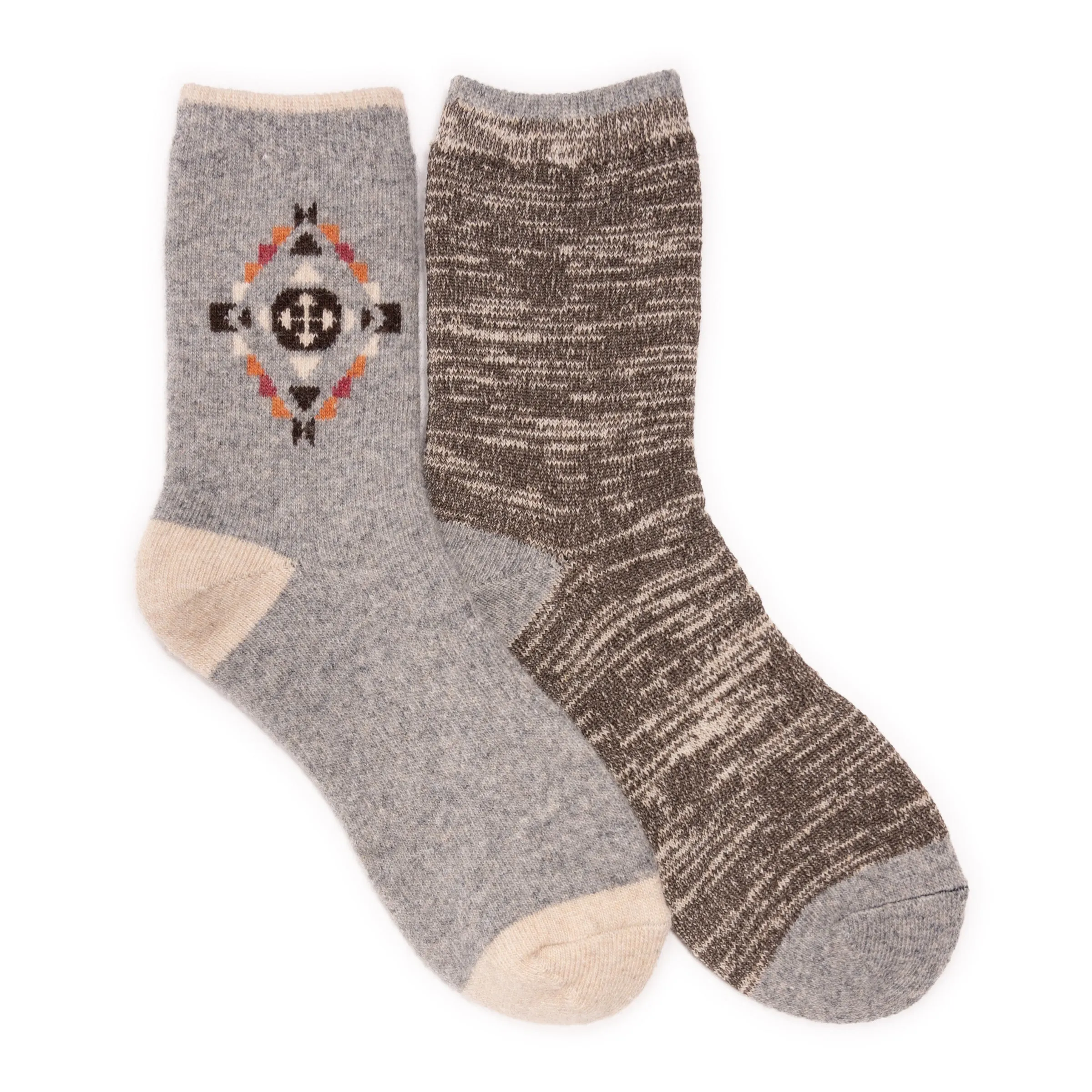 Women's 2 Pair Pack Wool Crew Socks