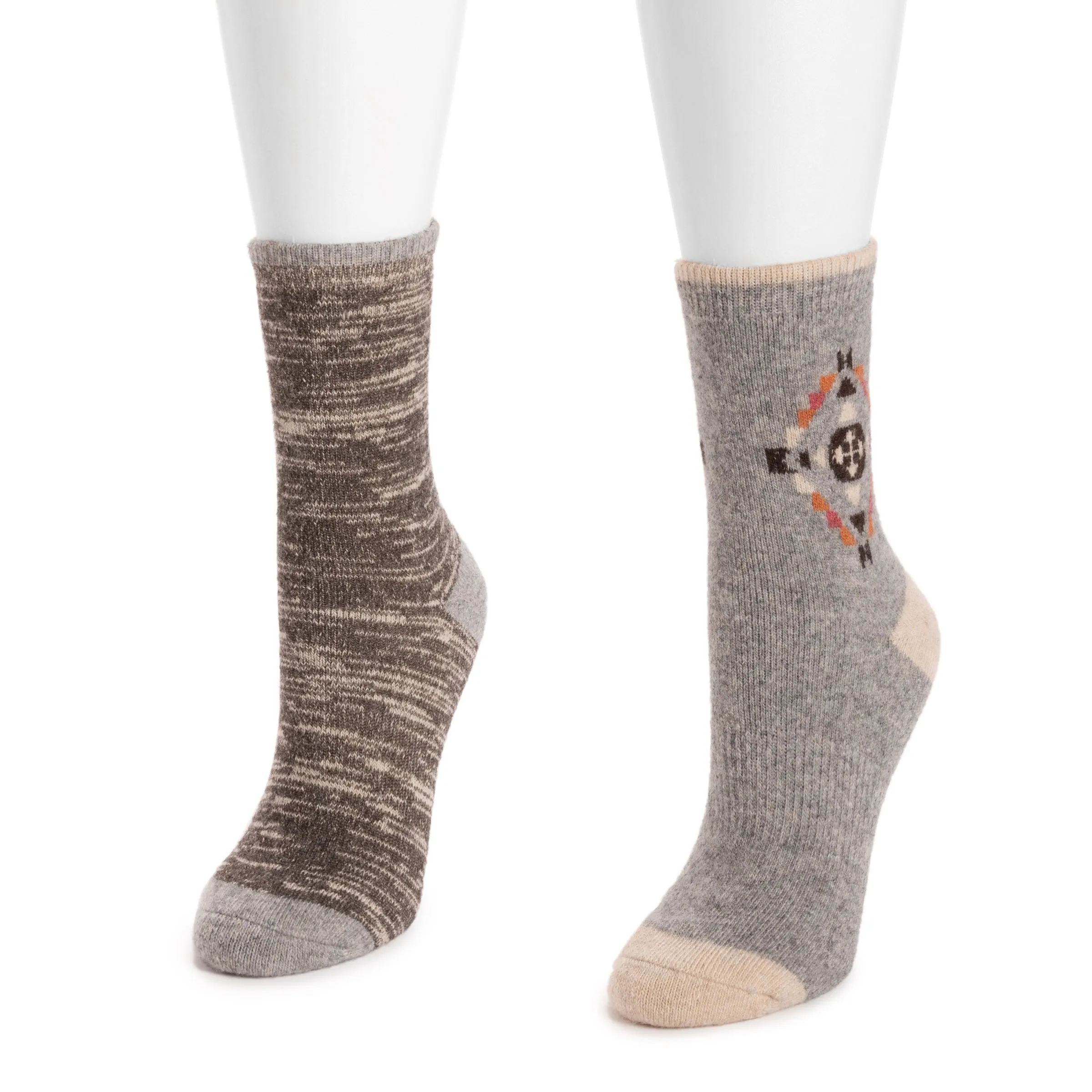 Women's 2 Pair Pack Wool Crew Socks