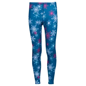 Youth Originals Print Tight - Aerial Snowflake